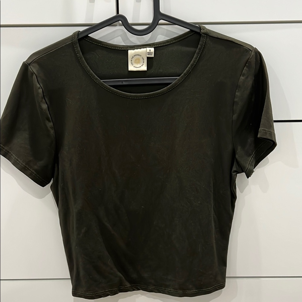 Olive Green Women's Top